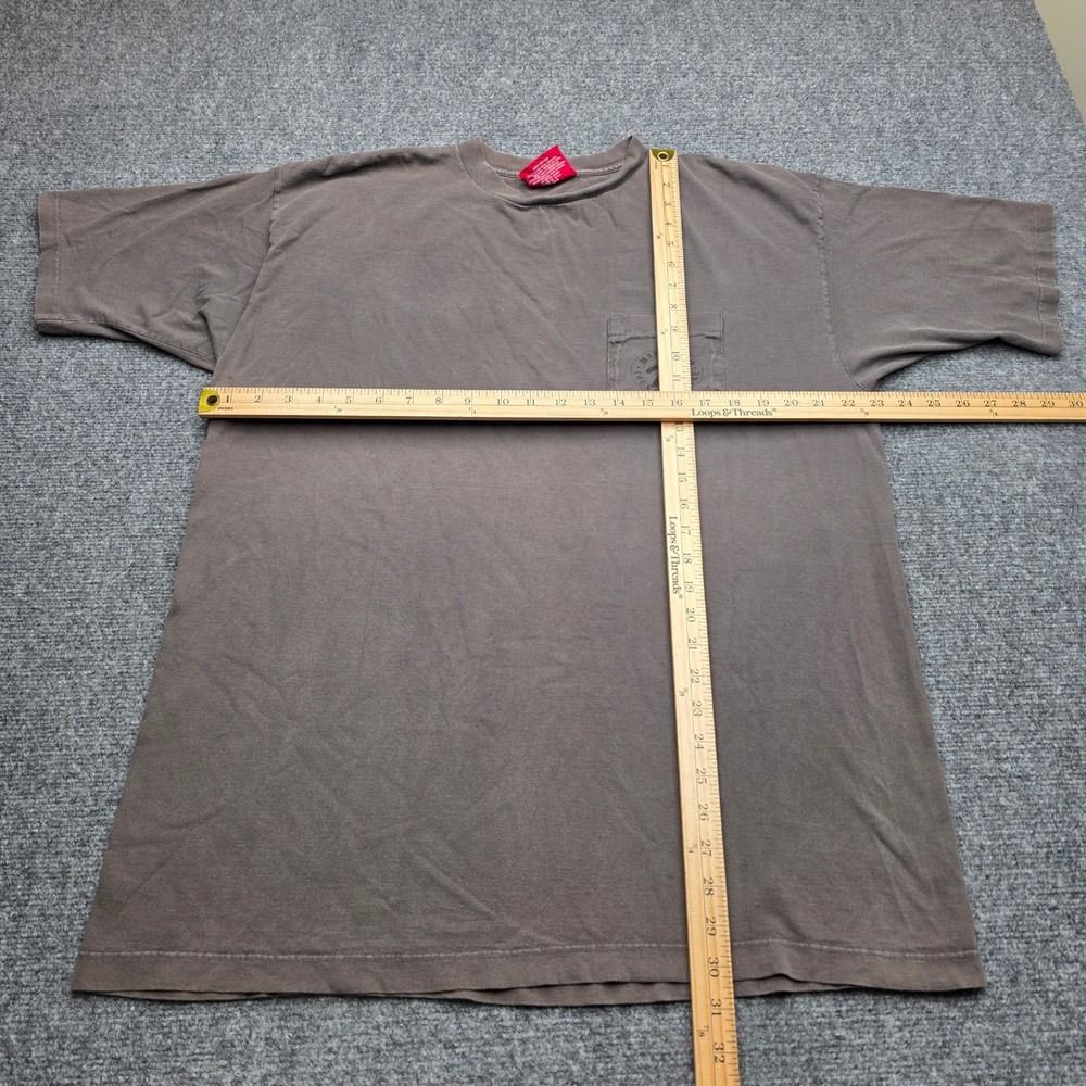 Vintage Marlboro OSFA Bucking Bronco Pocket T-Shirt Cowboy 90s Made In USA - Picture 6 of 8